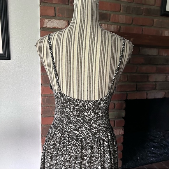 Auguste the Lable Tear Drop Staple Charcoal Drop Print Midi Dress Sz 6 US - Picture 11 of 14